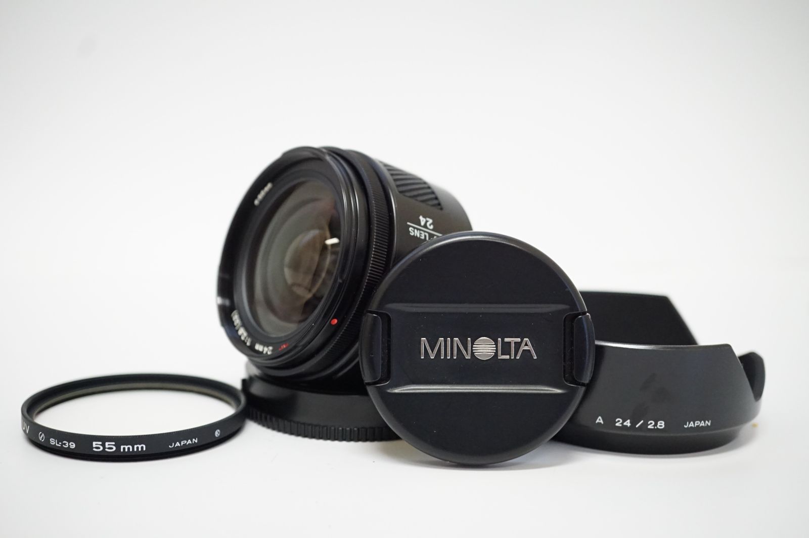 ☆minolta(ミノルタ)◇ AF 24mm 1:2.8 (22) ○フードつき
