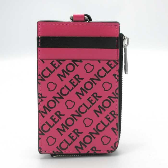 モンクレール カードケース MONCLER ロゴ ネックストラップ付 カード  