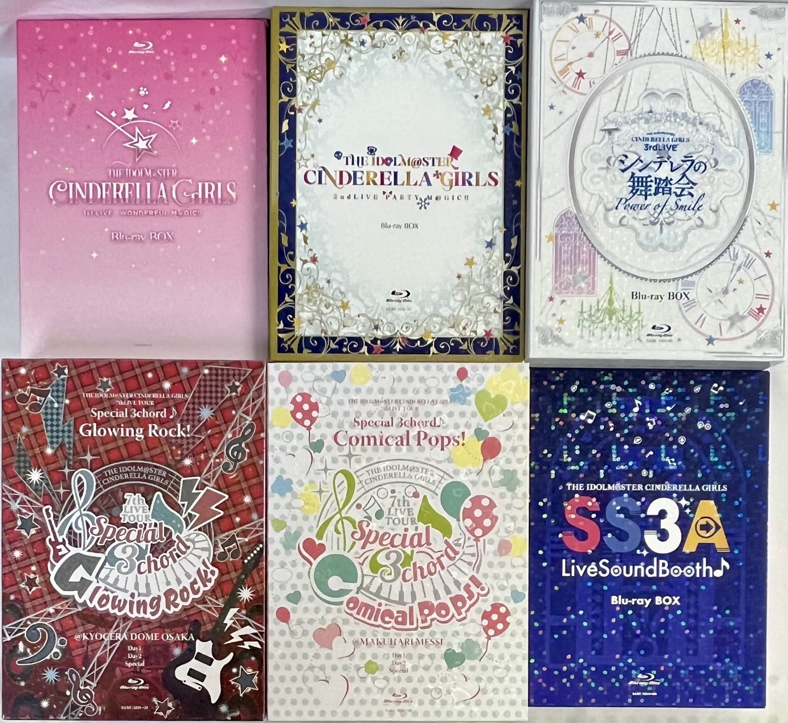 THE IDOLM＠STER CINDERELLA GIRLS LIVE Blu-ray BOX 1st 2nd 3rd 7th 