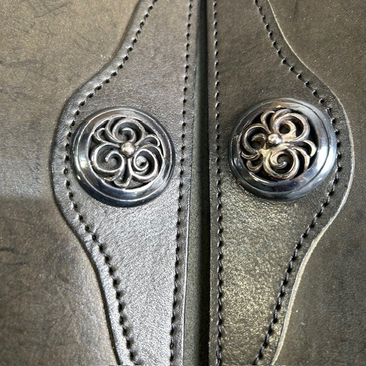 BURNY バーニー サドルレザーベスト バイカースタイル バイク