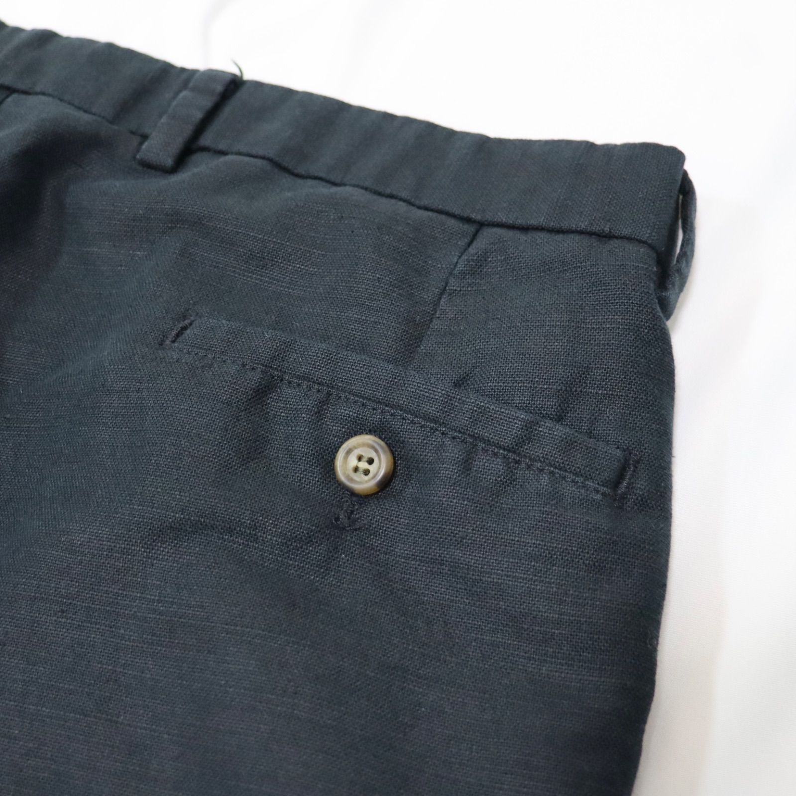 Liz claiborne リネンスラックス 2タック W29【0409A45
