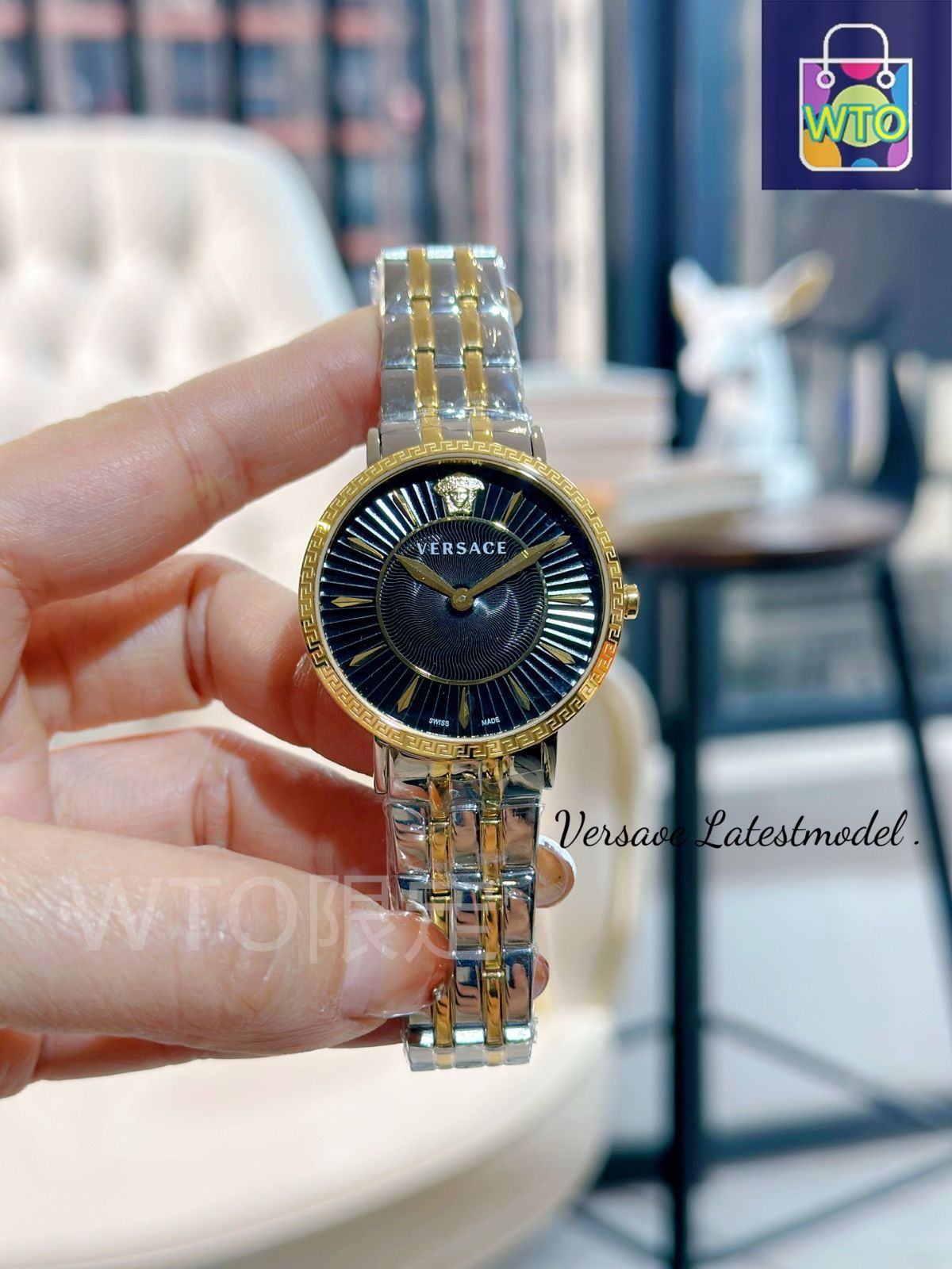 今日特価】VERSACE GRECA CHIC Series Watch ヴェルサーチ-WTO