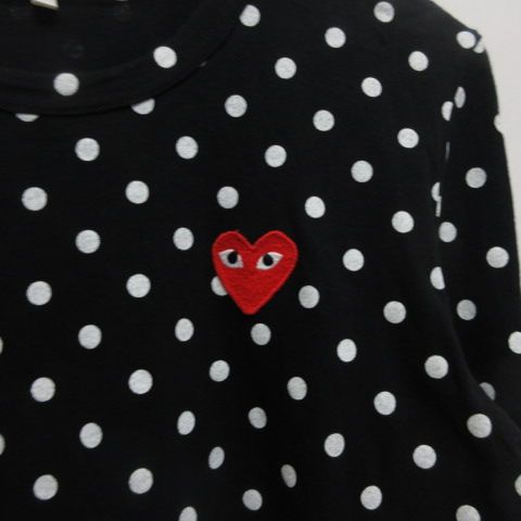 プレイコムデギャルソン PLAY COMME des GARCONS ドット柄 長袖