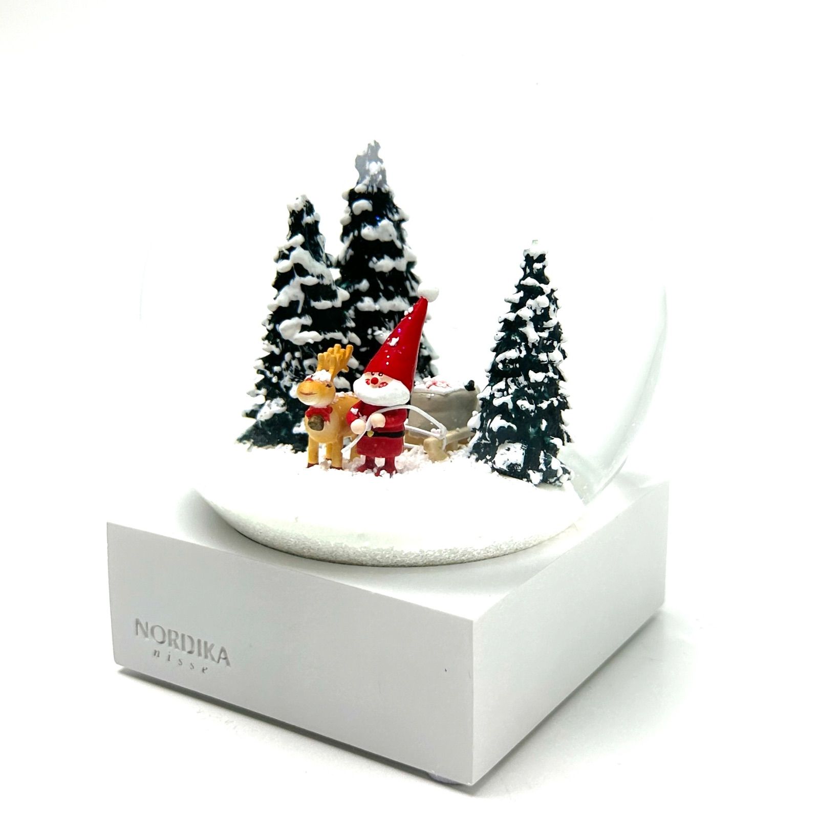 楠本質店 元住吉 ノルディカ NORDICA ニッセ nisse スノードーム クリスマス サンタ NRD100001 LOT202510. 1 置物 オブジェ インテリア小物