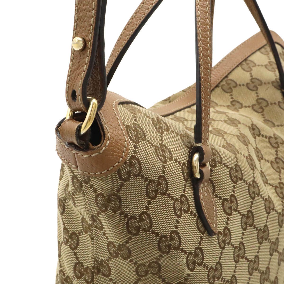 GUCCI グッチ GGキャンバス ブリー ハンドバッグ 2WAY