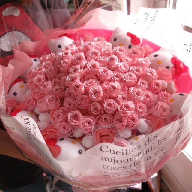 フラワーギフト キティいっぱい9個入り