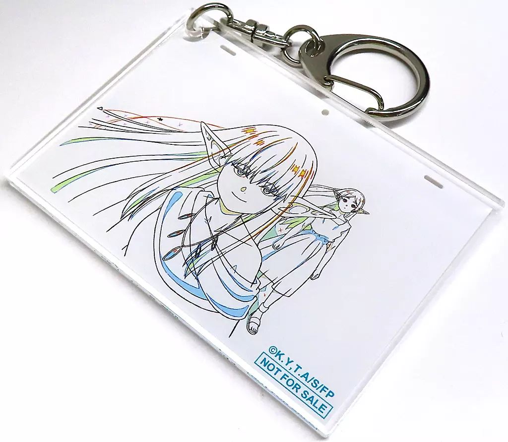 中古】キーホルダー ゼーリエ＆フリーレン 原画アクリルキーホルダー