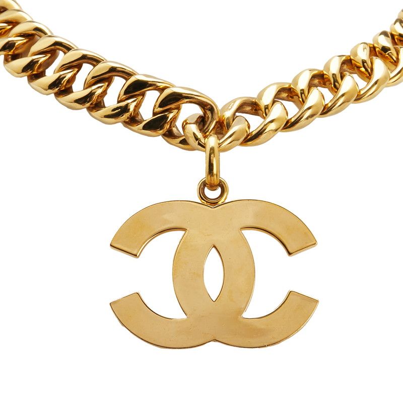 シャネル ココマーク チェーン ゴールド メッキ レディース CHANEL 243-33914