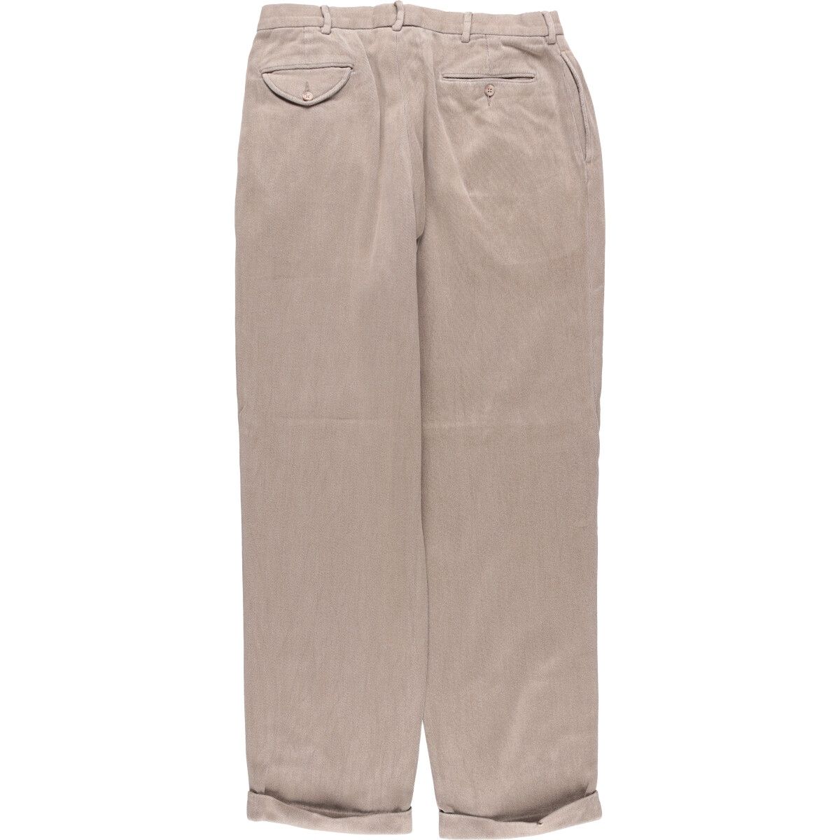 古着 ラルフローレン Ralph Lauren POLO by Ralph Lauren ツータック コットン スラックスパンツ メンズw31相当 eaa585443