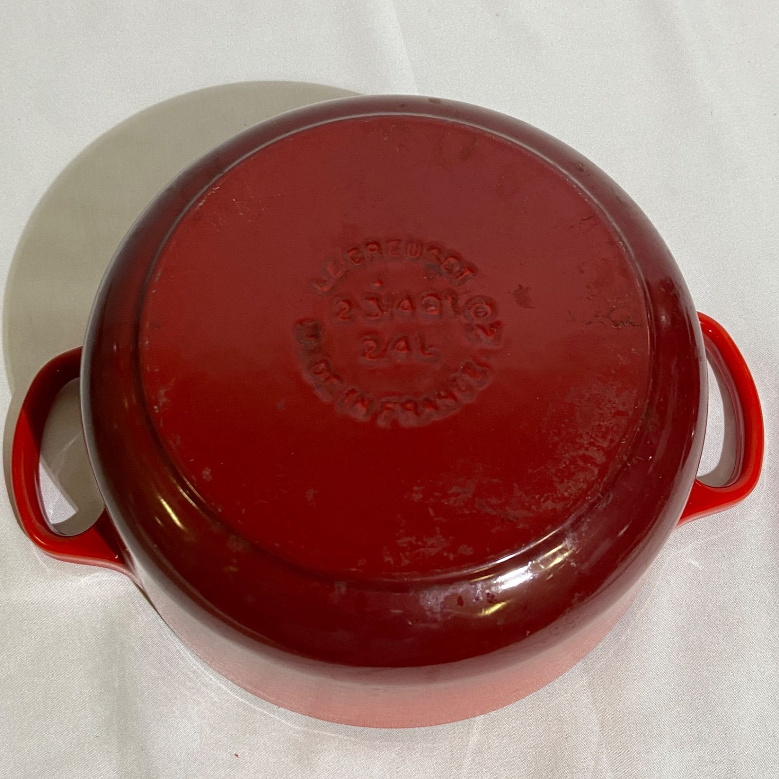 Le Creuset20センチ鍋ココット 人気カラー チェリーレッド 【公式通販】