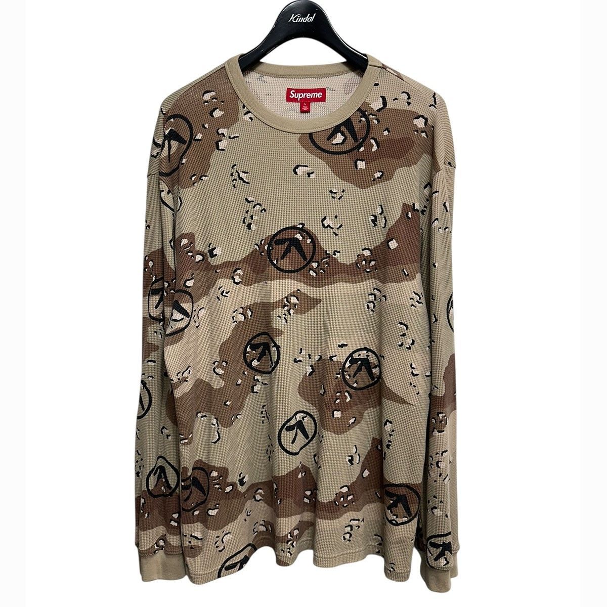 Supreme カモ 迷彩 長袖Tシャツ サーマル M Supreme hanes ロンT 迷彩 サーマル ワッフル カモ 長袖 - メルカリ