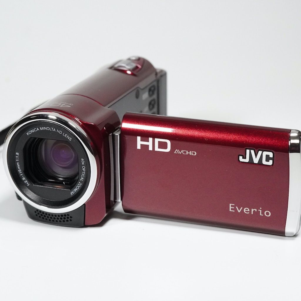 男女兼用 JVC Everio レッド ビデオカメラ GZ-HM280-R ビデオカメラ 