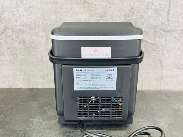 ecozy 小型 製氷機 IM-BS260C 【中古】動作保証 コンパクト 黒
