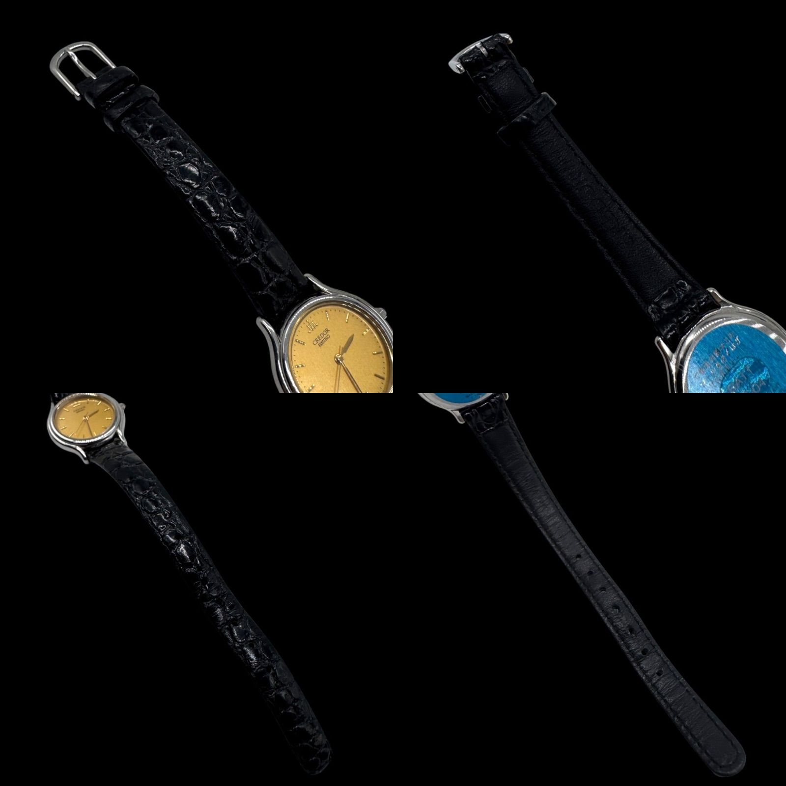 新品電池稼働 美品 SEIKO セイコー CREDOR クレドール 4J81-0A40 