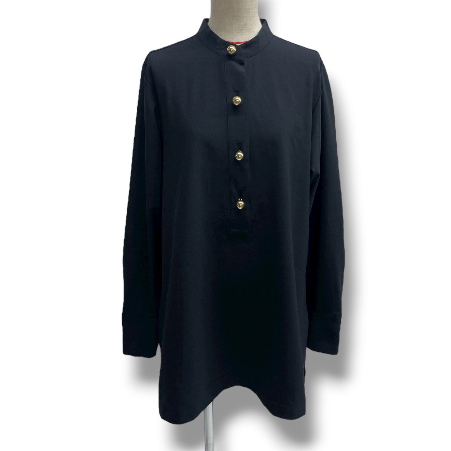 Curensology カレンソロジー スフィアボタンブラウス 長袖シャツ