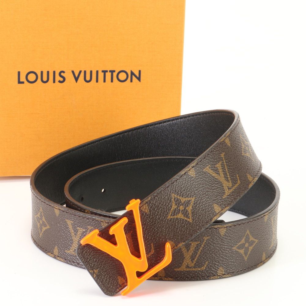 新品同様 ルイヴィトン モノグラム サンチュール LVシェイプ