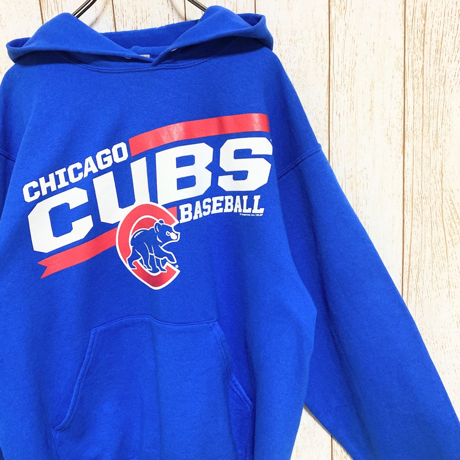 MLB Chicago Cubs シカゴ・カブス プリント スウェット パーカー M