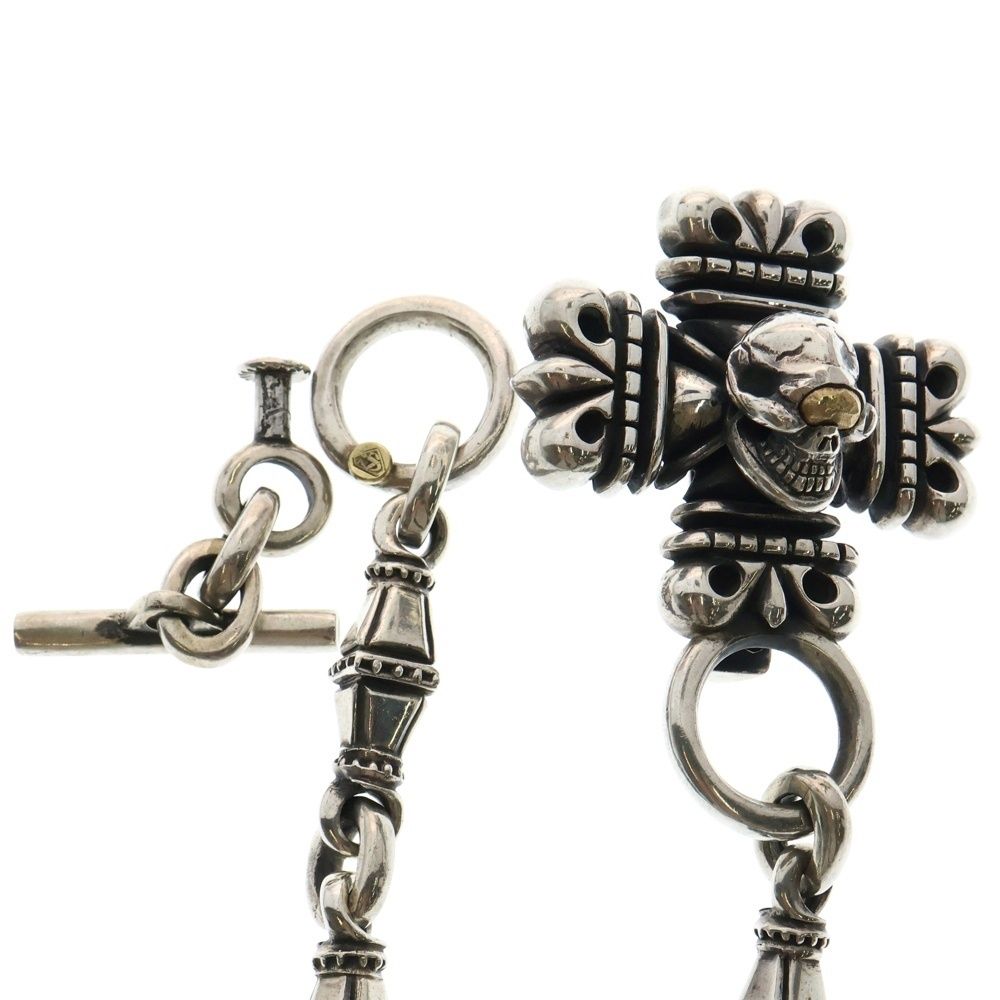 購入へようこそ！ STOP LIGHT ストップライト 8UP別注 K18 メタル付き ゴシッククロス スカルキーパー コフィン ウォレットチェーン シルバー ゴールド 来店をご期待!