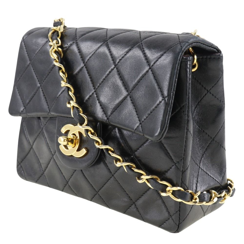 シャネル　ショルダー　マトラッセ　ラムレザー　バッグ　CHANEL 楽天市場】シャネル CHANEL ミニマトラッセ チェーンショルダー