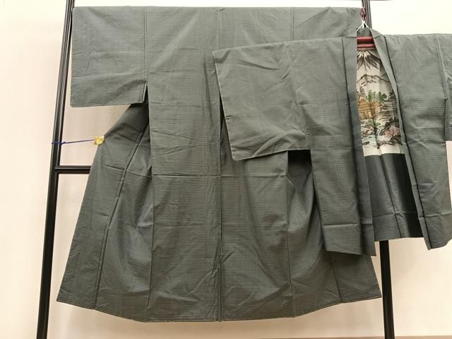 平和屋着物男性　本場大島紬　アンサンブル　総絣　正絹　逸品　未使用　BAAN3536op