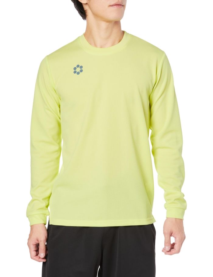 【新品・5営業日で発送】SFIDA(スフィーダ) プラクティスシャツ_L／S (SA23511) 色 : SN_LIM サイズ : XL 