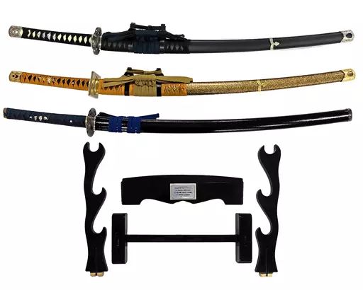 コスプレ用小物 武器 単品 集合 三英傑愛刀3本セット 模造刀 PS4 Switchソフト 信長の野望 新生 with パワーアップキット 40周年記念豪華セット 三英傑愛刀3本セット 同梱特典