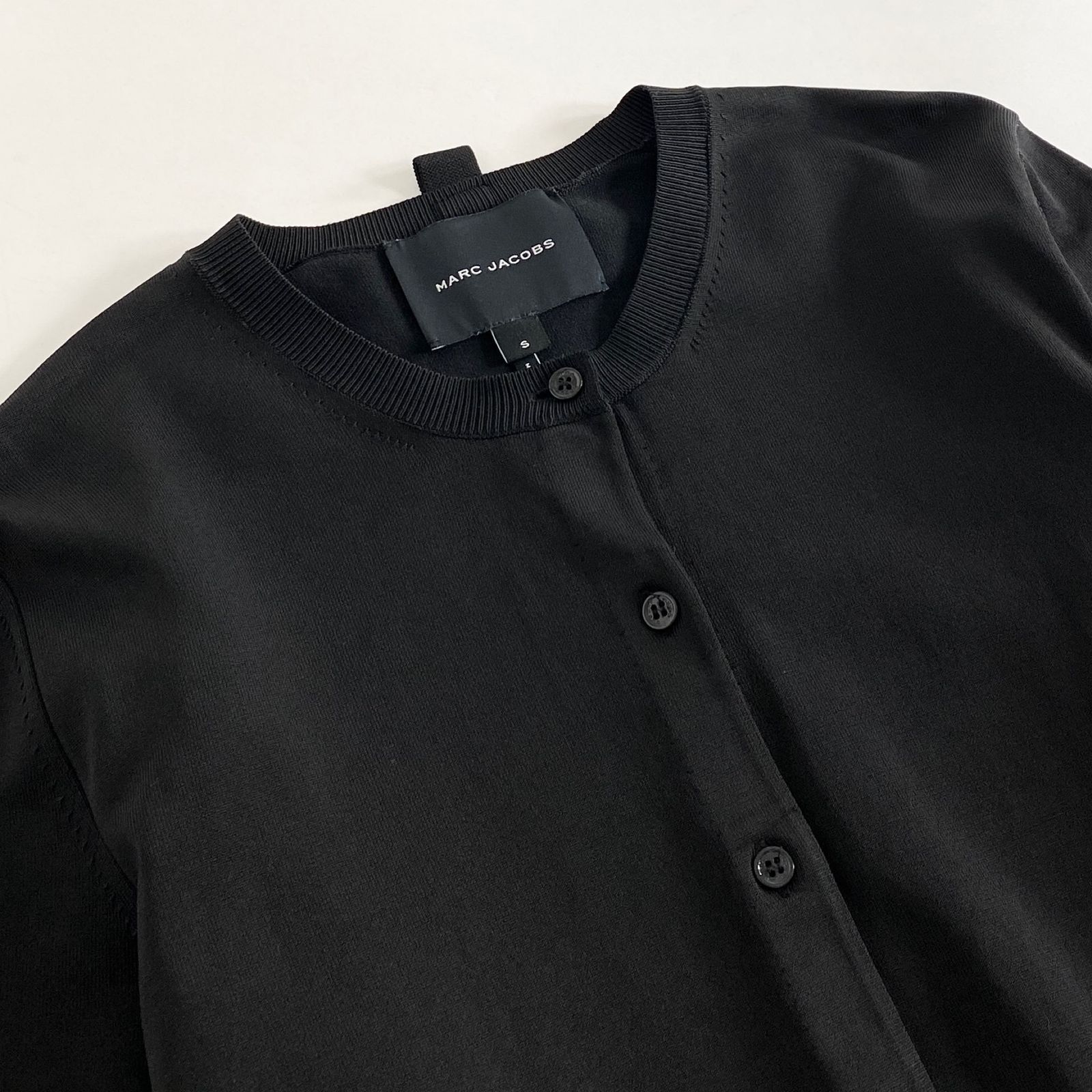 7L5《美品》MARC JACOBS マークジェイコブス ロゴ入り 伸縮ニット 