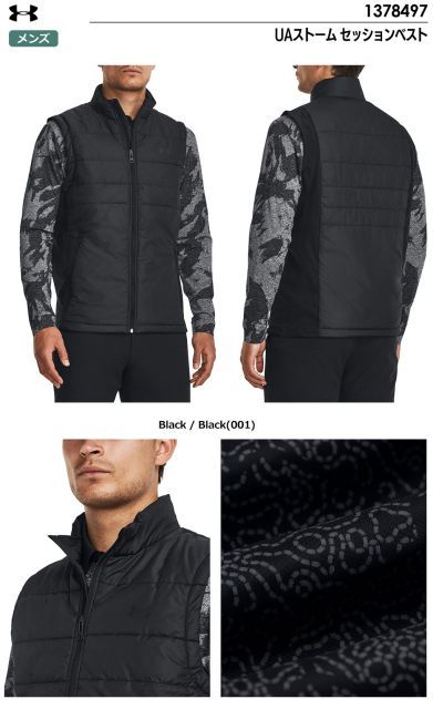 パーリーゲイツ 4/M ダウンベスト チェック ブラウン メンズ