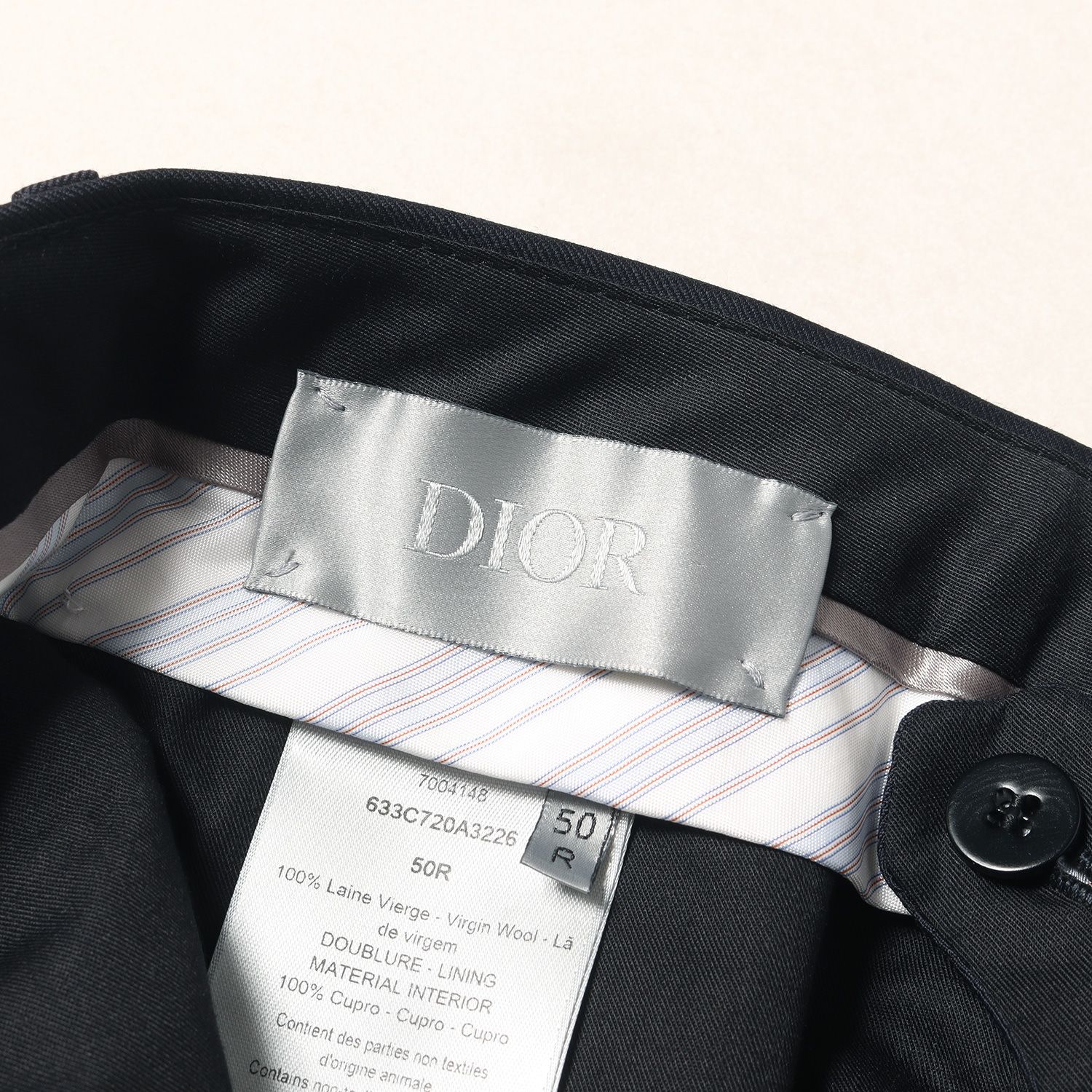 美品 Dior HOMME ディオールオム ウール ツイル 2B テーラード