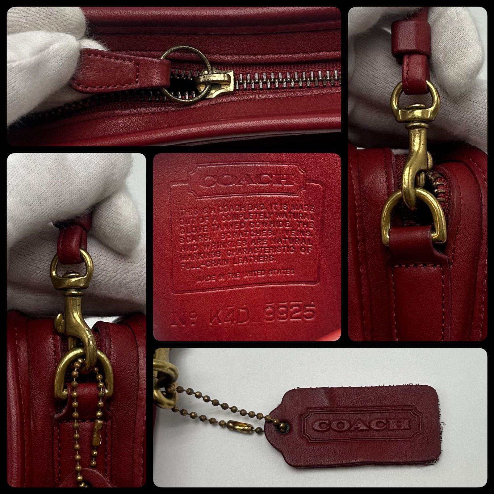 【美品】COACH オールドコーチ　ショルダーバッグ　9925 ☆希少☆ 美品 COACH コーチ オールドコーチ 9925 ヴィンテージ