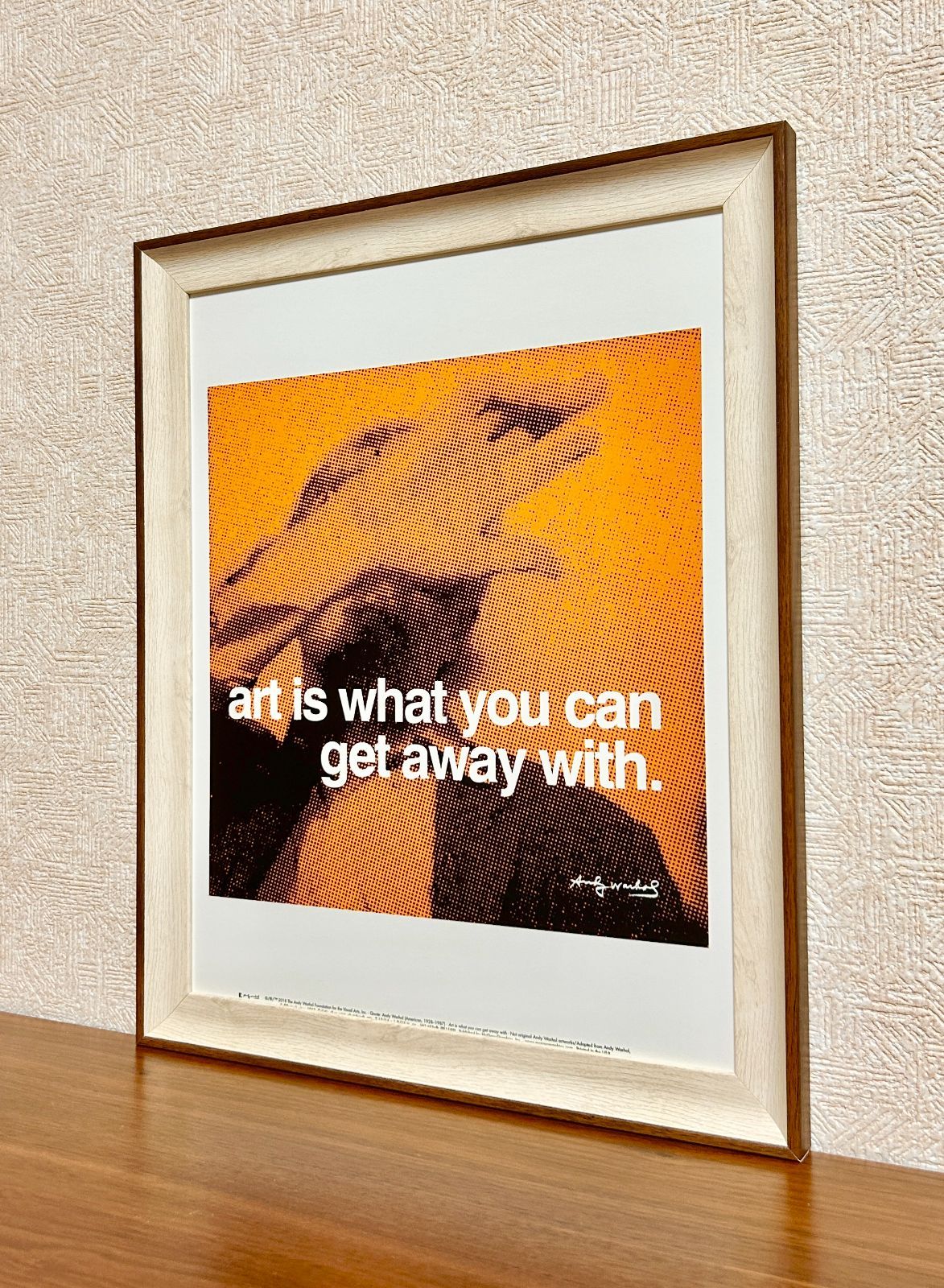 新品額縁付アートポスター(BRUCE MCGAW GRAPHICS)アンディ・ウォーホル