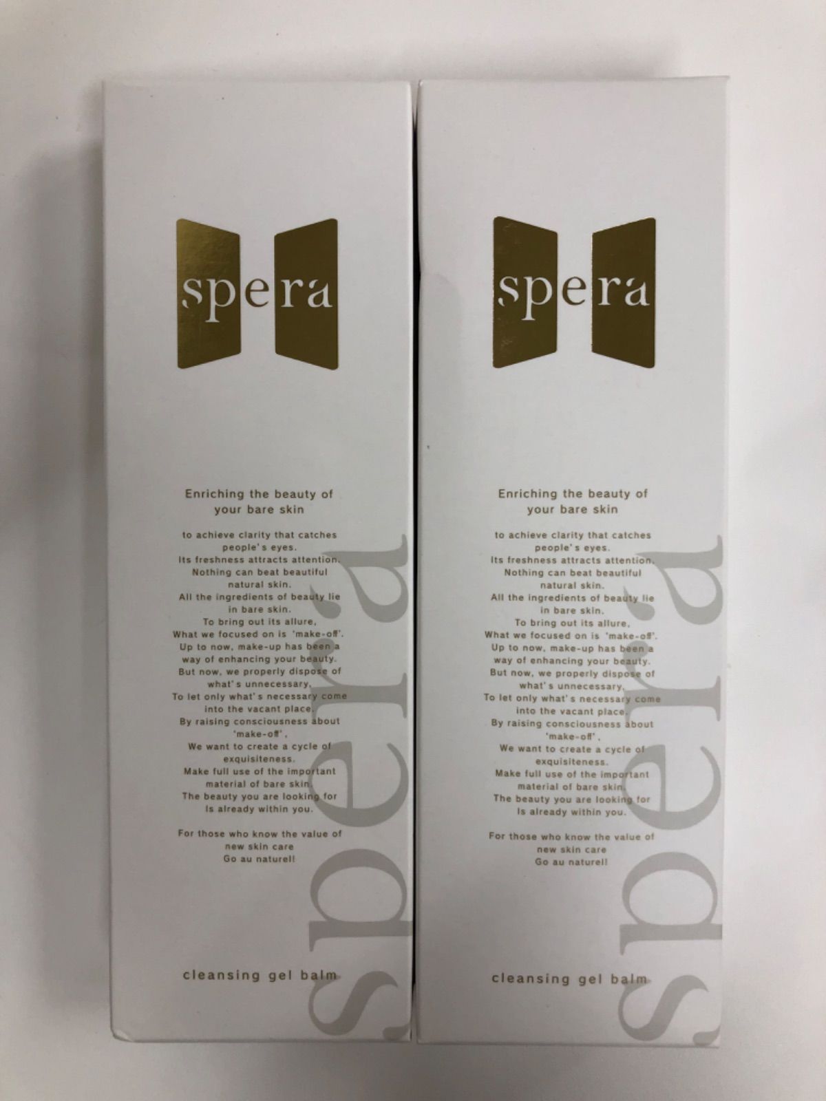 D1249 K spera スペラ クレンジングジェルバーム 洗浄料 120g 2本セット