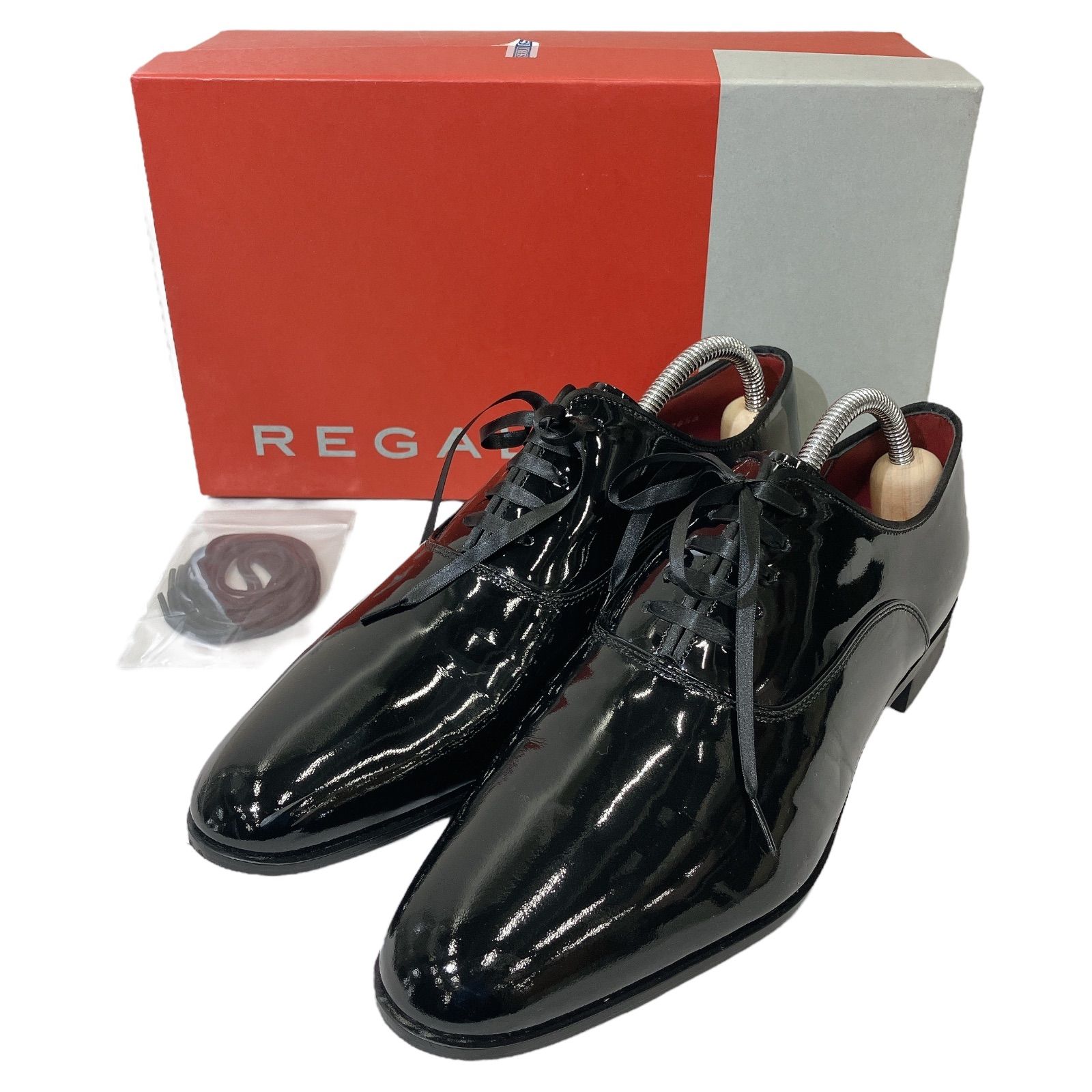 TY02 REGAL リーガル ドレスシューズ ブラック エナメル レディース メンズ 24 1|2