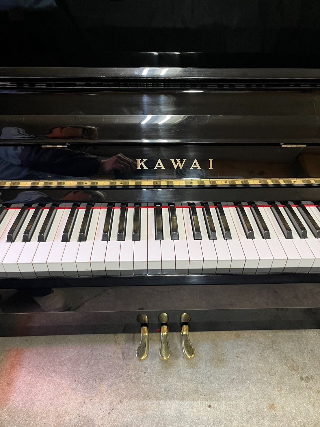 【ピアノ調律師の店】アップライトピアノ カワイ KAWAI KS-2F 中古ピアノ 格安販売 ※送料別途要