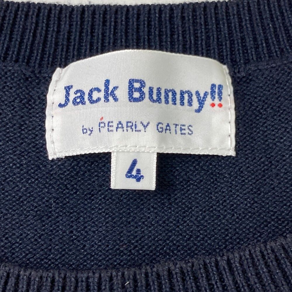 サイズ：4 JACK BUNNY ジャックバニー ニットセーター ネイビー