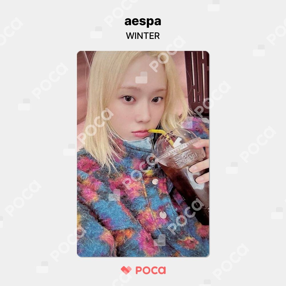 aespa Drama kms 中華 中国 ラキドロ トレカ ウィンター Aespa Winter Photo Card PC Complete Set Drama kms China