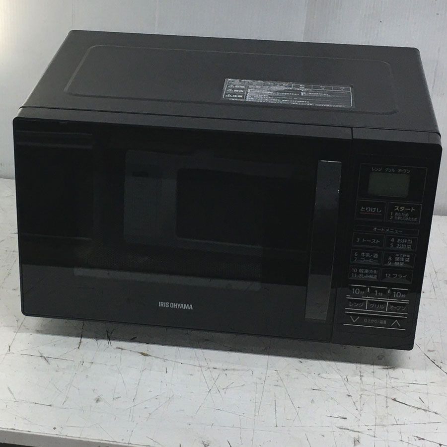 地域 セット商品 IRIS OHYAMA アイリスオーヤマ オーブンレンジ ブラック MO-TJ2 約16L