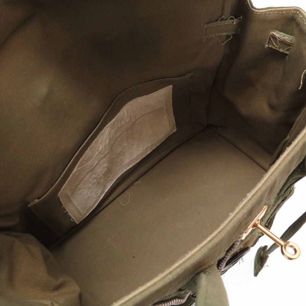 READY MADEミリタリートートバッグワッペンパッチワークキャンバス