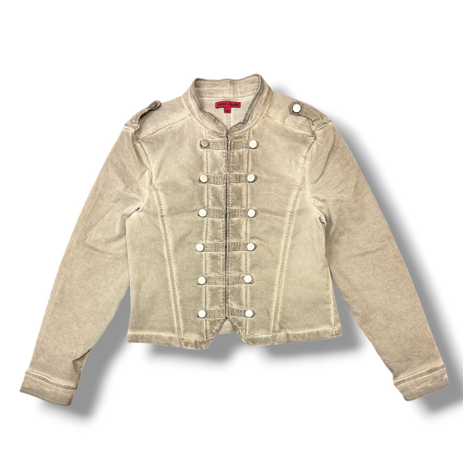 Jaded London Rebel Jacket in Sand レベルジャケット ナポレオンジャケット ジェイデッドロンドン M 99812A4