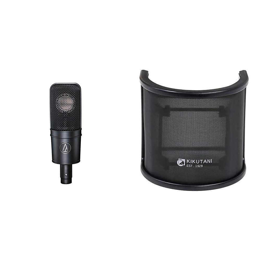 キクタニ AT4040 ポップブロッカー コンデンサーマイクロホン PO-7 オーディオテクニカ セット
