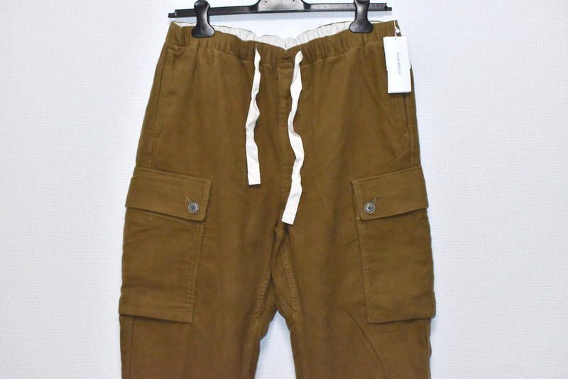 新品 nanamica ナナミカ フランネルイージーカーゴパンツ 34 SUCF252 