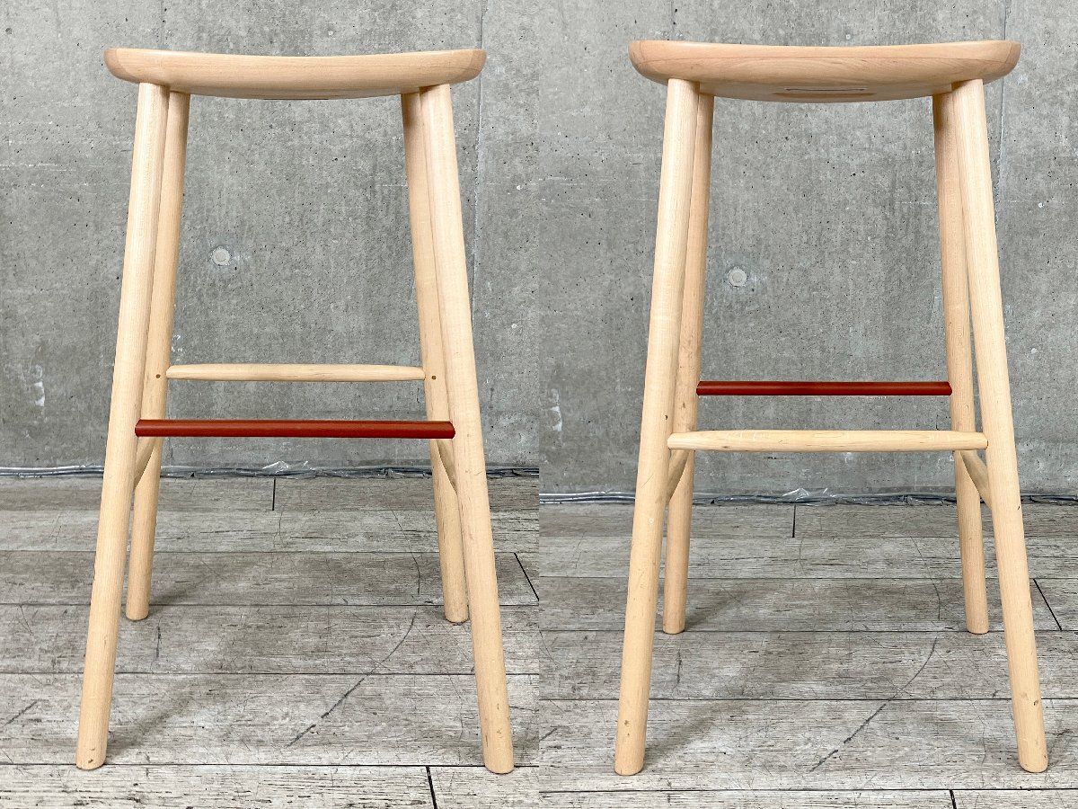 D MARUNI マルニ T&O ティーアンドオー O2 スツール ハイ ジャスパーモリソン メープル