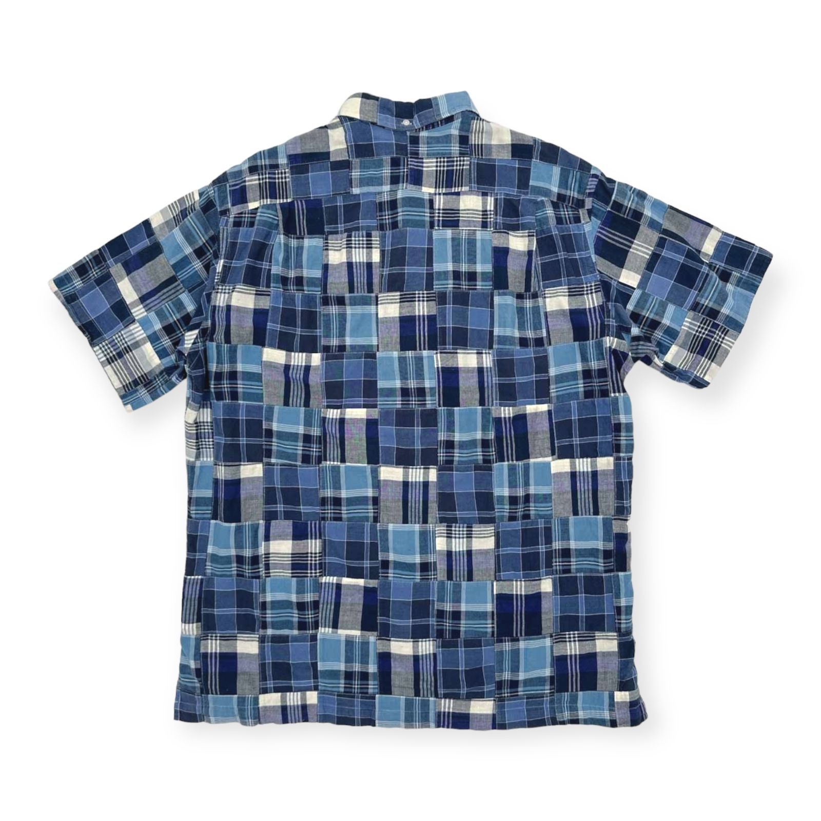 90s 00s Ralph Lauren BOB CAMP パッチワーク ボタンダウン 半袖