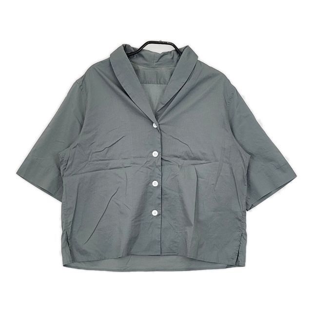 MARGARET HOWELL 578-0152605 SHEER COTTON 半袖 ブラウス