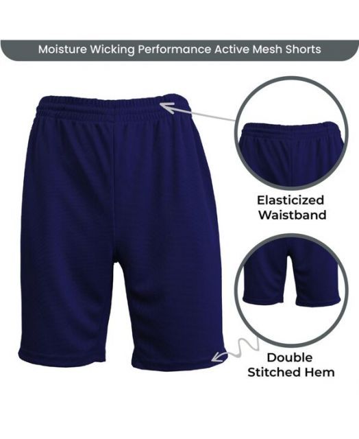 【送料無料】 ギャラクシーバイハルビック レディース ハーフパンツ・ショーツ ボトムス Women's Loose Fit Moisture Wicking Performance Mesh Shorts Navy