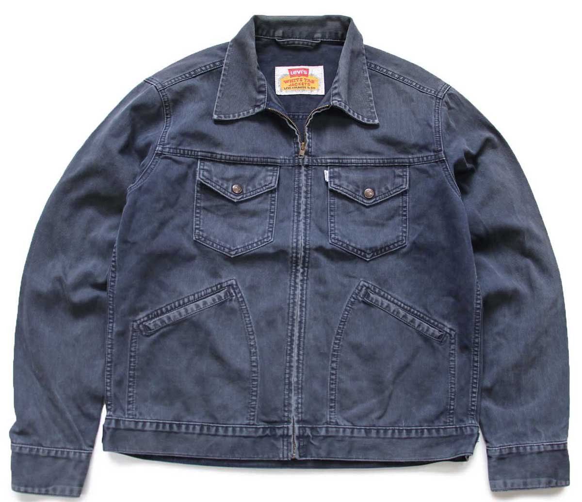 90s Levi'sリーバイス WHITE TAB JACKETS 70519 コットン ピケ ワーク