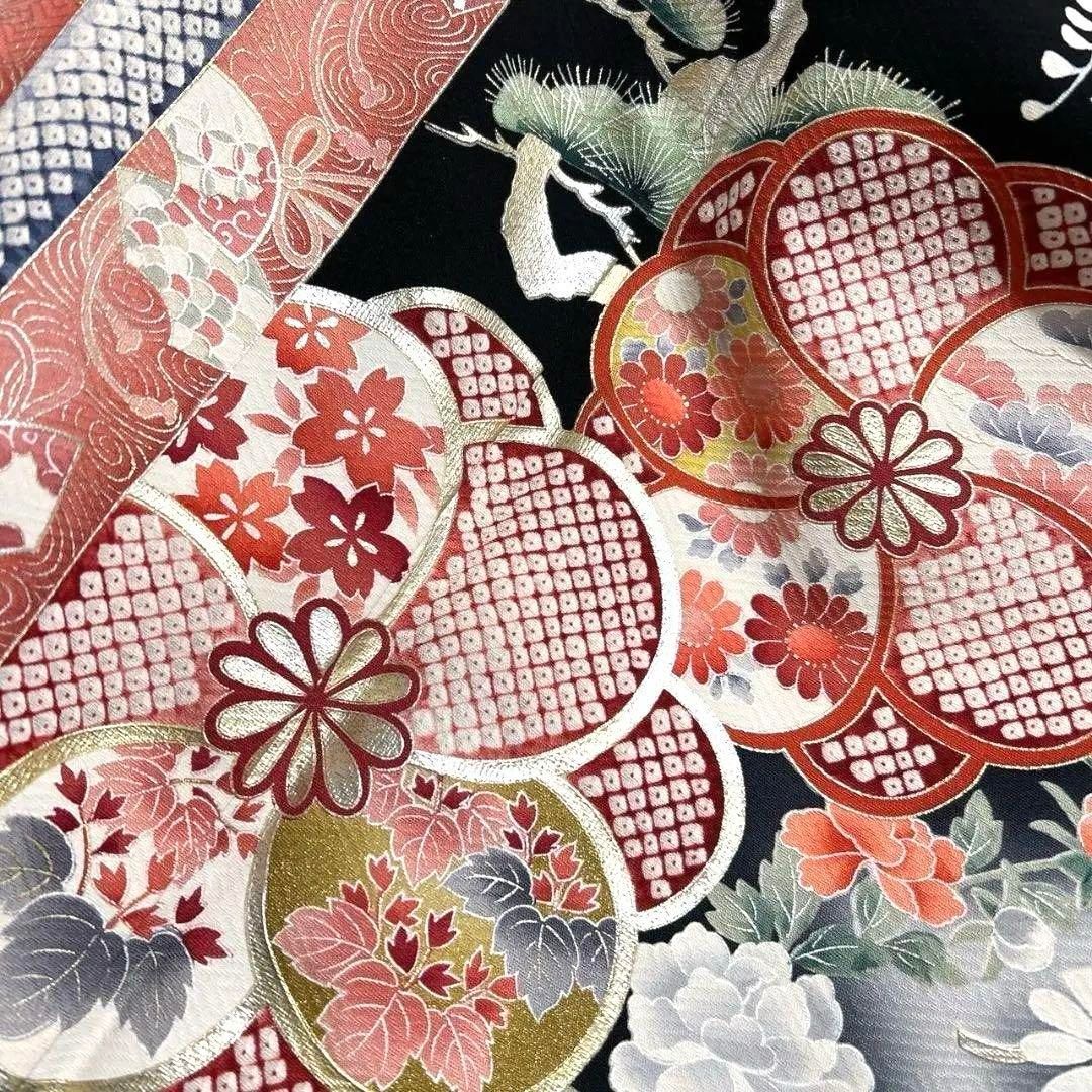 (あ867)振袖用長襦袢㊗️絞り染め 落ち着いた若草色 花模様は手描き✨ あ867)振袖用長襦袢㊗️絞り染め 落ち着いた若草色 花模様は手描き✨