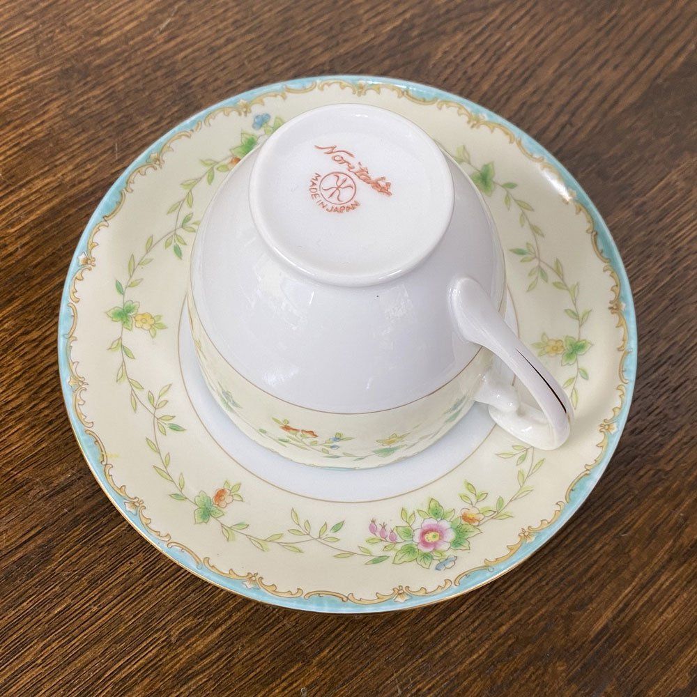 アンティーク食器 Noritake オールドノリタケ トリオ・ティーカップ&ソーサー 英国輸出用 マルキ印 1911-1941年頃  [22A3063-5-6] - メルカリ