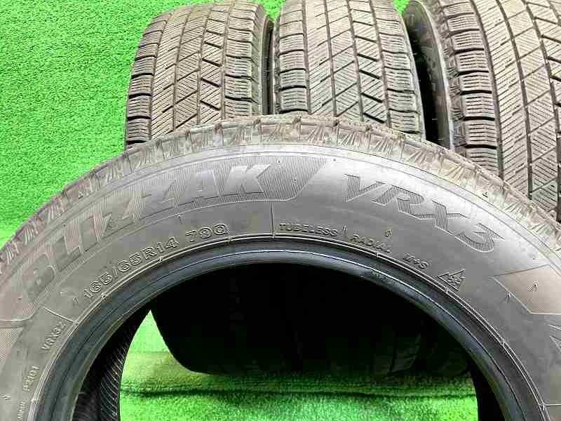 165/65R14 スタッドレス 4本 ブリザック VRX3 2023年