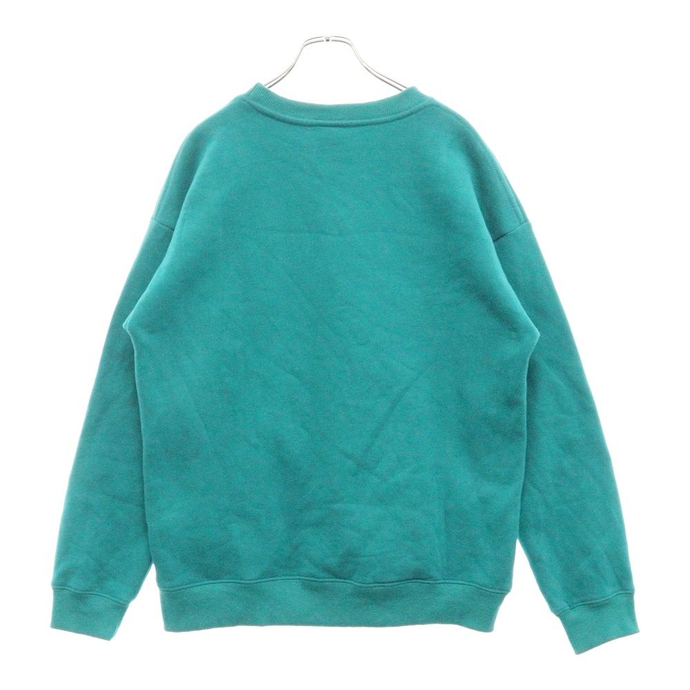 Stüssy グリーン クルーネック トレーナー